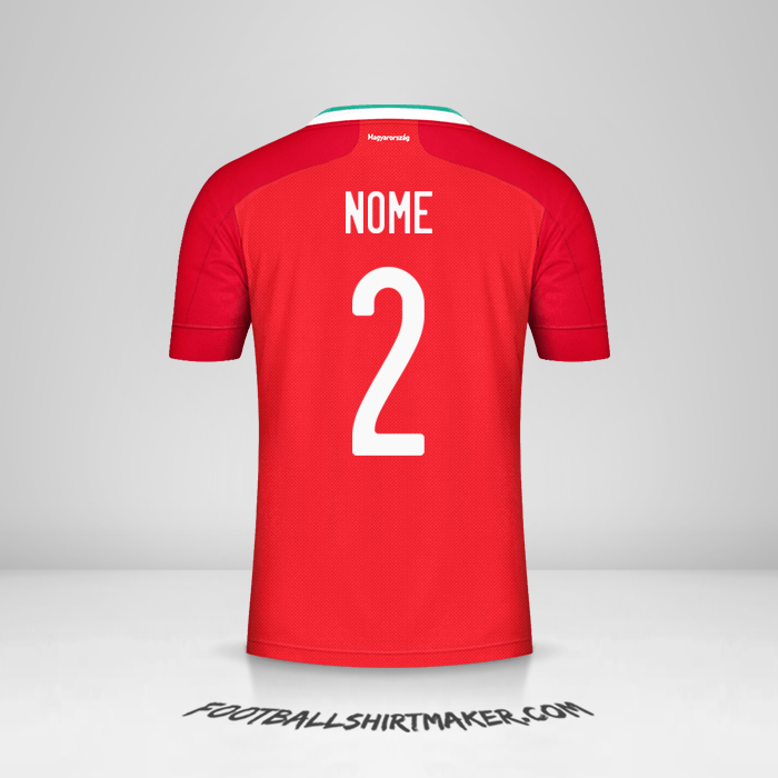 Maglia Ungheria 2020/2021 -  nome - 2