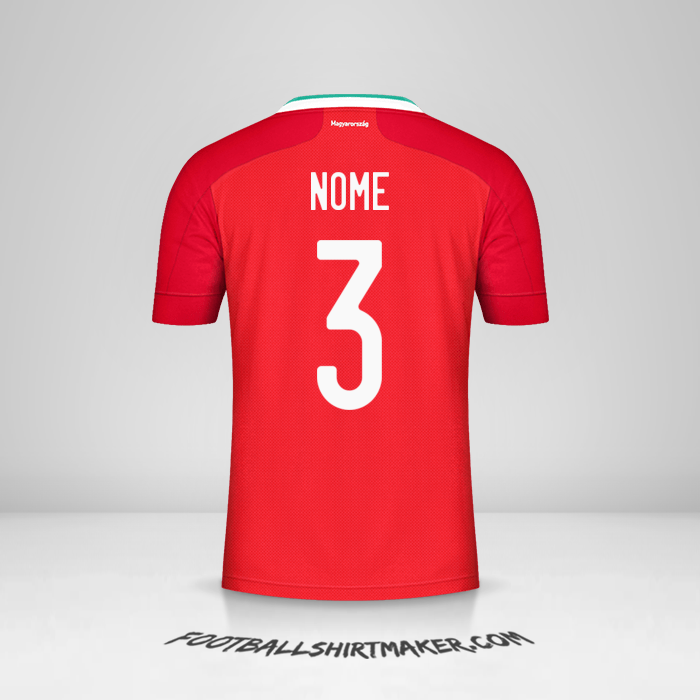 Camisa Hungria 2020/2021 -  nome - 3