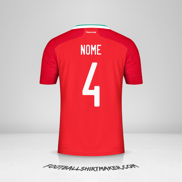 Camisa Hungria 2020/2021 -  nome - 4