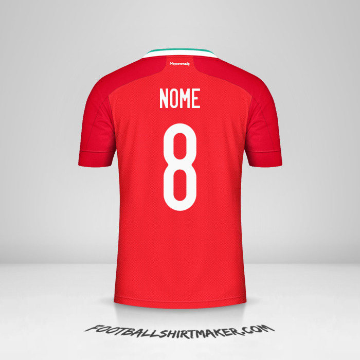 Camisa Hungria 2020/2021 -  nome - 8