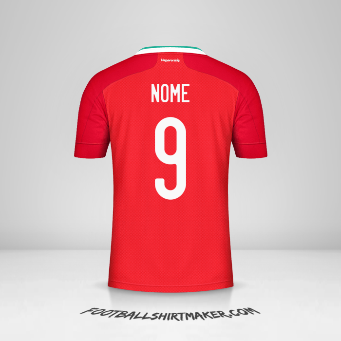 Camisa Hungria 2020/2021 -  nome - 9