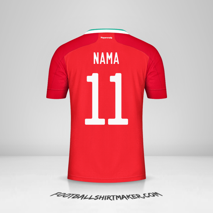 Jersey Hongaria 2020/2021 -  nama - 11