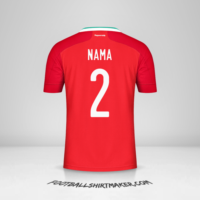 Jersey Hongaria 2020/2021 -  nama - 2