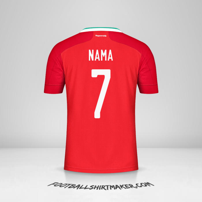 Jersey Hongaria 2020/2021 -  nama - 7