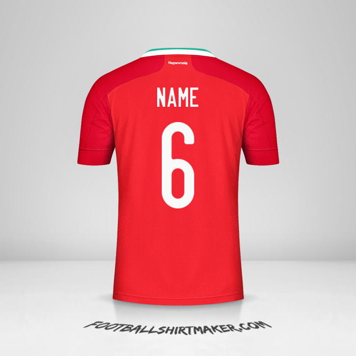 Shirt Hungary 2020/2021 -  name - 6