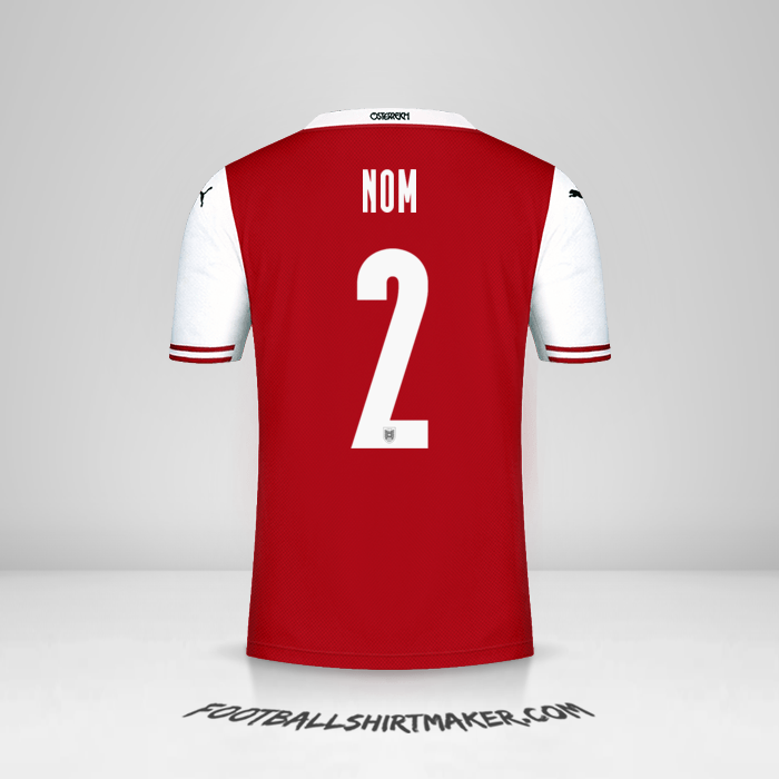 Maillot Autriche 2020/2021 -  nom - 2