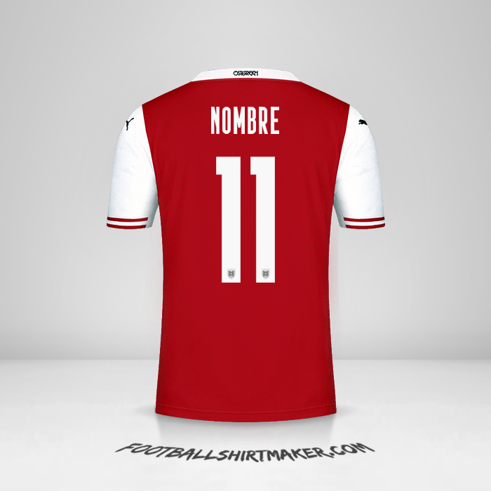Jersey Austria 2020/2021 -  nombre - 11