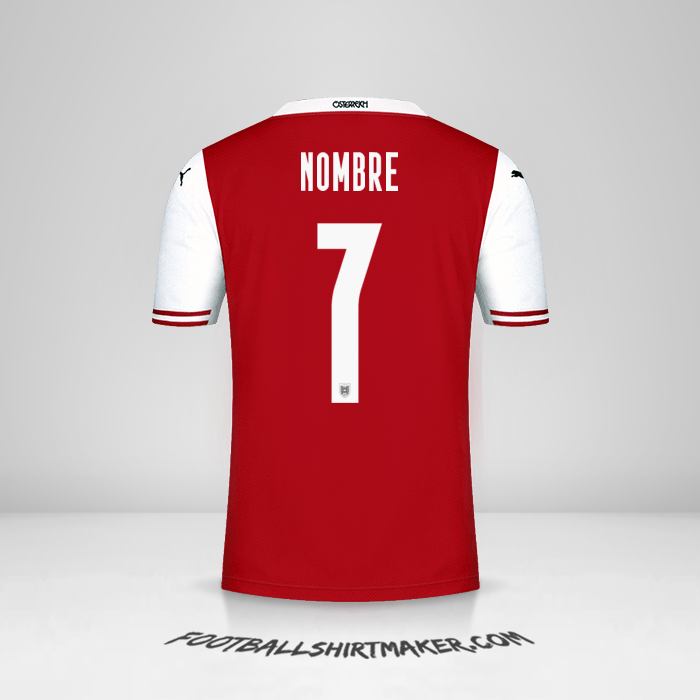 Jersey Austria 2020/2021 -  nombre - 7