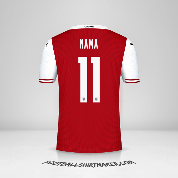Jersey Austria 2020/2021 -  nama - 11