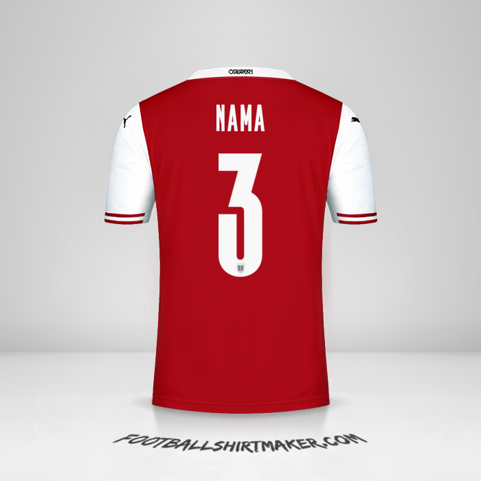 Jersey Austria 2020/2021 -  nama - 3