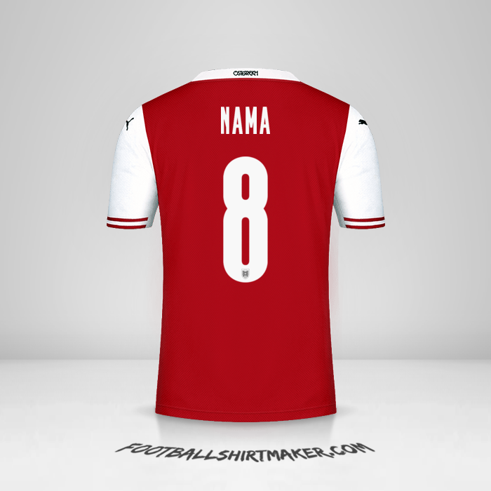 Jersey Austria 2020/2021 -  nama - 8