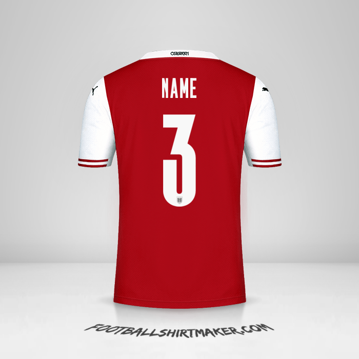Shirt Austria 2020/2021 -  name - 3