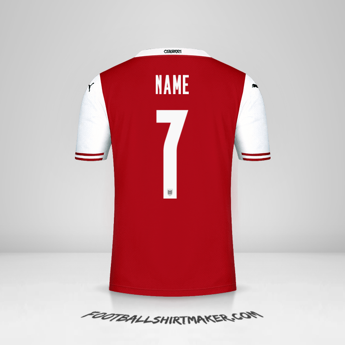 Shirt Austria 2020/2021 -  name - 7