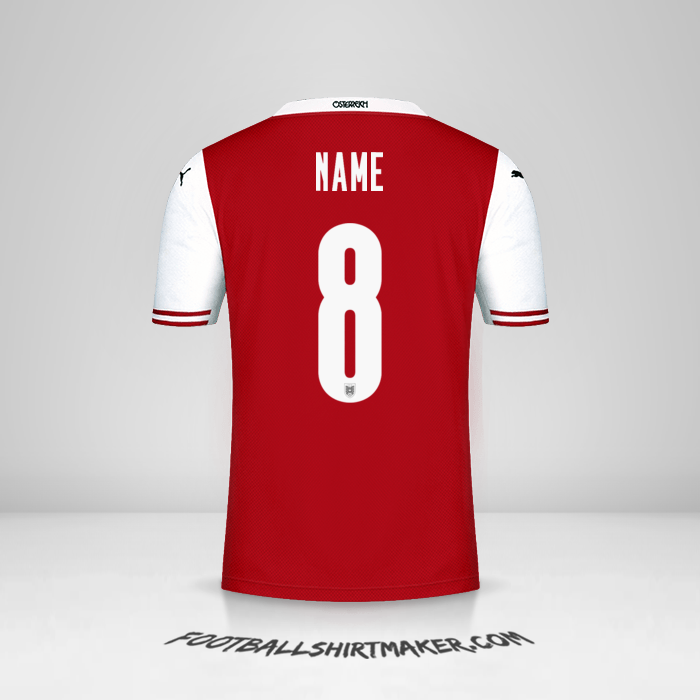 Jersey Austria 2020/2021 -  name - 8