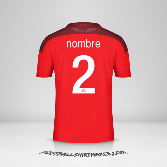 Jersey Suiza 2020/2021 -  nombre - 2