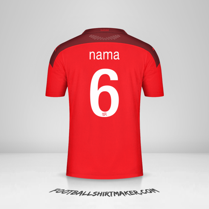 Jersey Swiss 2020/2021 -  nama - 6