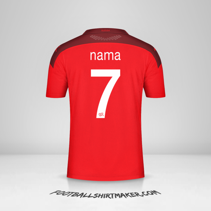 Jersey Swiss 2020/2021 -  nama - 7