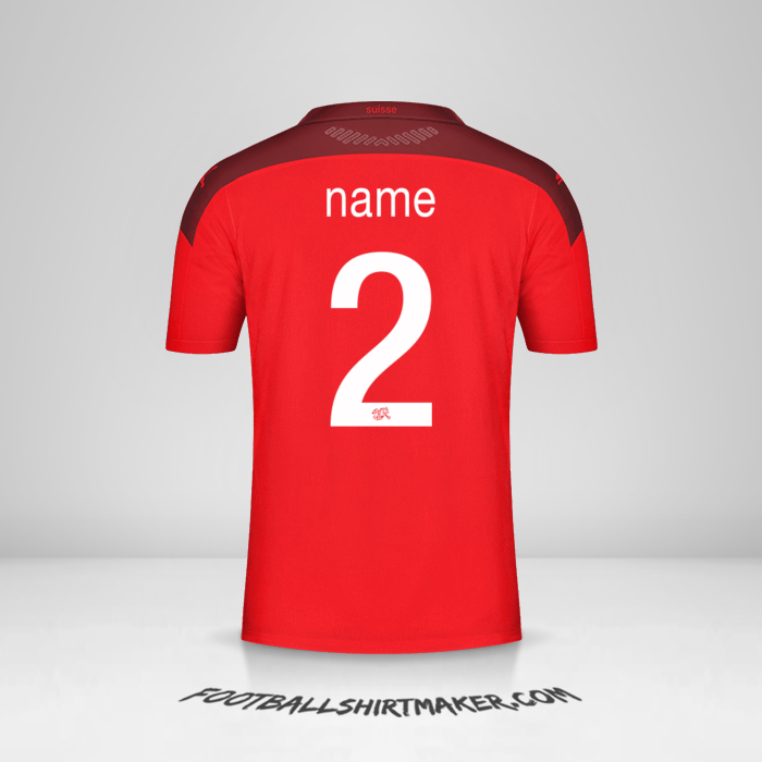 Shirt Switzerland 2020/2021 -  name - 2