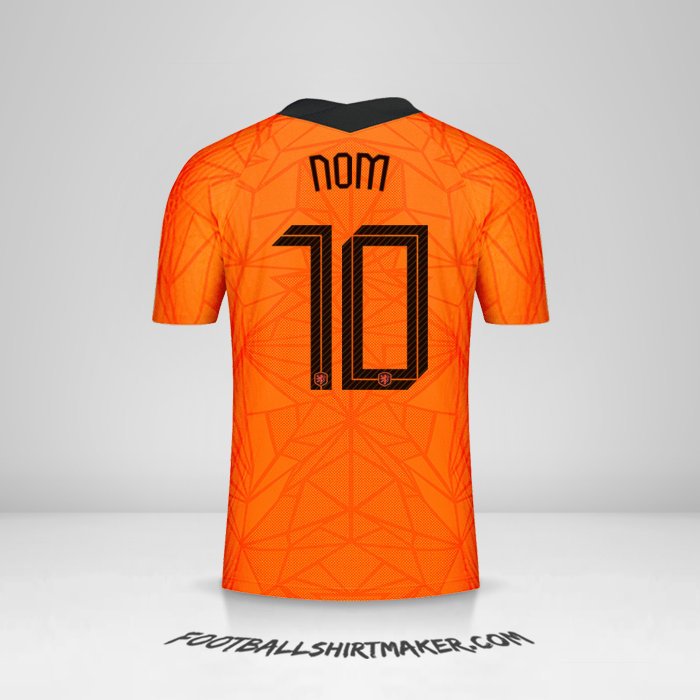 Maillot Pays-Bas 2020/2021 -  nom - 10