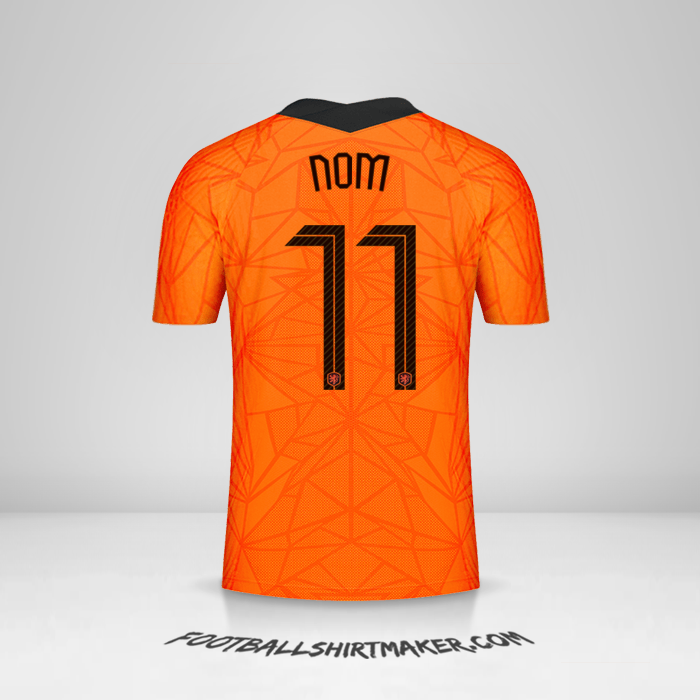 Maillot Pays-Bas 2020/2021 -  nom - 11
