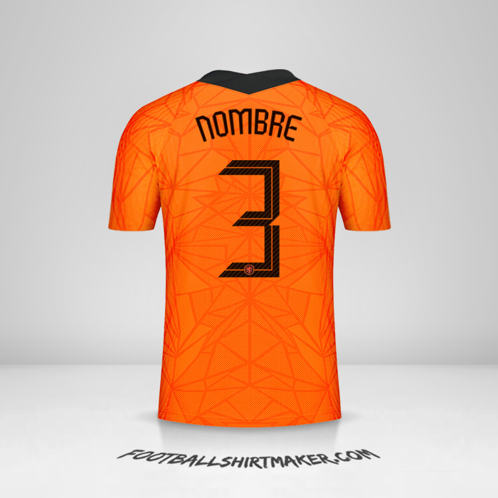 Jersey Paises Bajos 2020/2021 -  nombre - 3