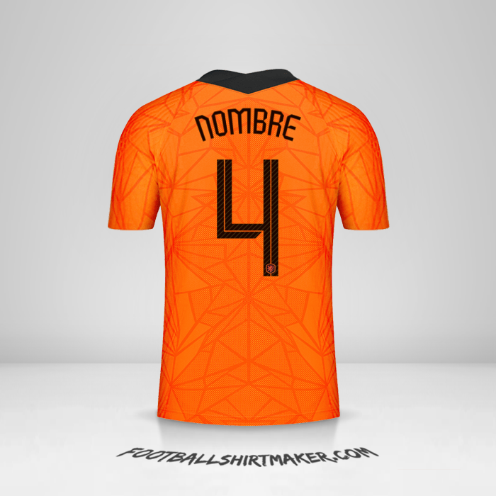 Jersey Paises Bajos 2020/2021 -  nombre - 4
