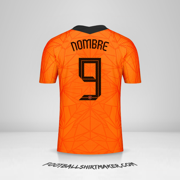 Jersey Paises Bajos 2020/2021 -  nombre - 9