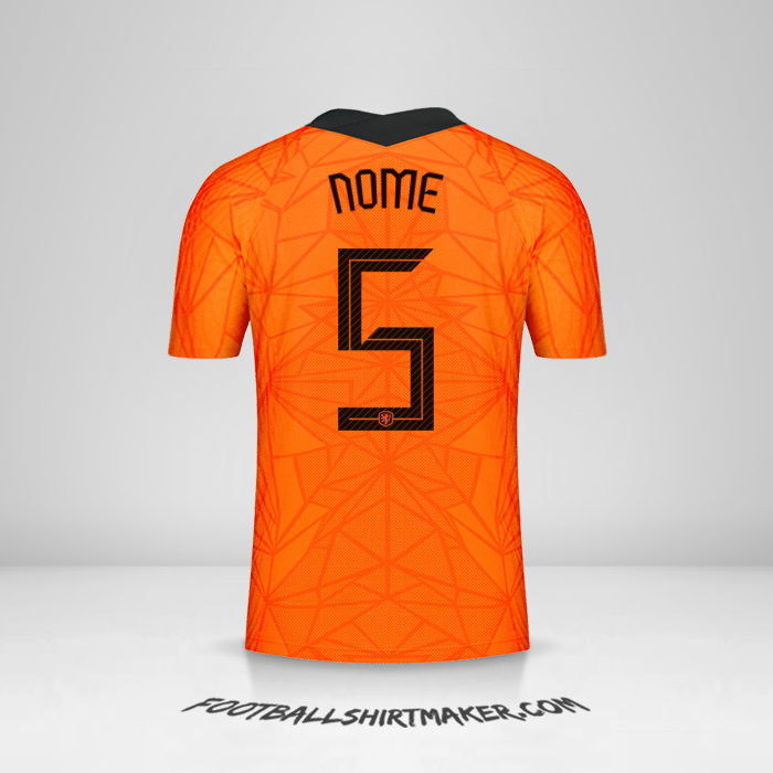 Camisa Países Baixos 2020/2021 -  nome - 5