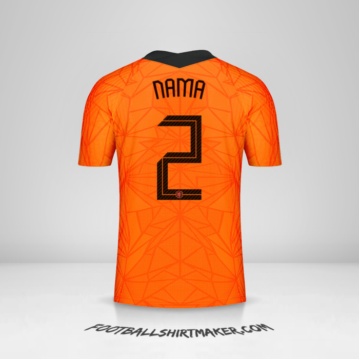 Jersey Belanda 2020/2021 -  nama - 2