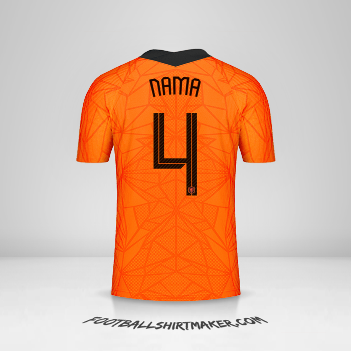 Jersey Belanda 2020/2021 -  nama - 4