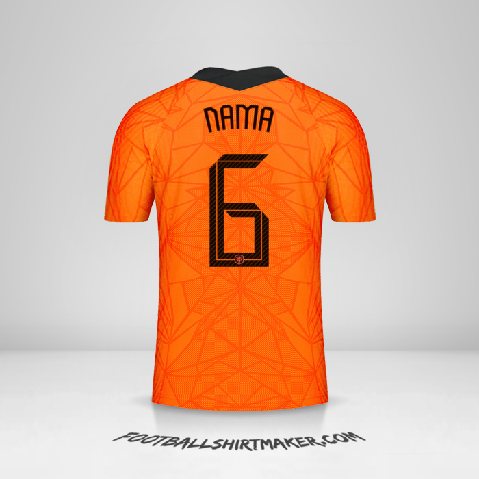 Jersey Belanda 2020/2021 -  nama - 6