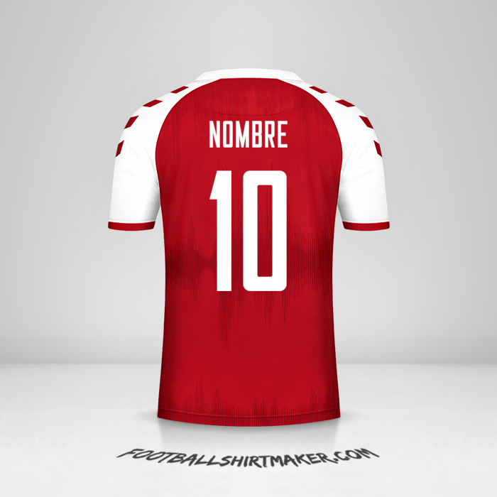 Jersey Dinamarca 2021 -  nombre - 10