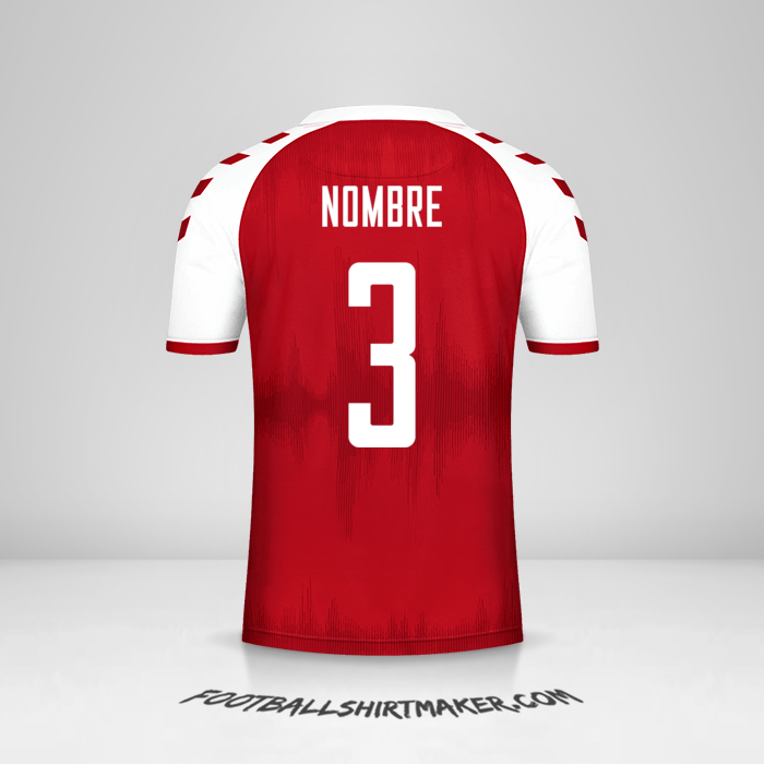 Jersey Dinamarca 2021 -  nombre - 3