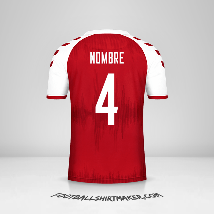 Jersey Dinamarca 2021 -  nombre - 4