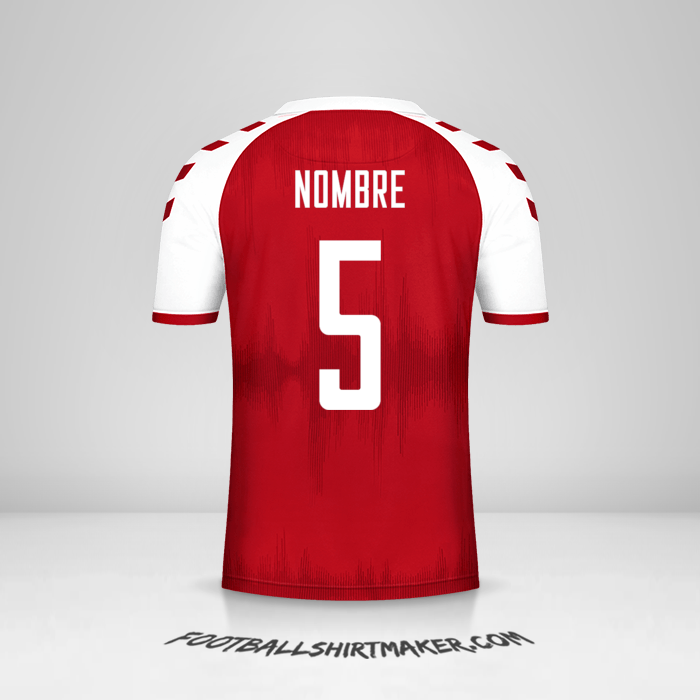 Jersey Dinamarca 2021 -  nombre - 5