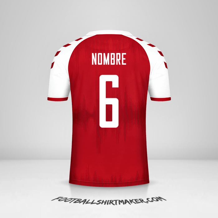 Jersey Dinamarca 2021 -  nombre - 6