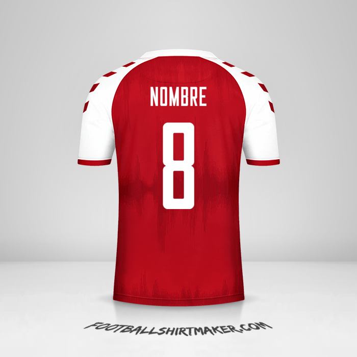 Jersey Dinamarca 2021 -  nombre - 8