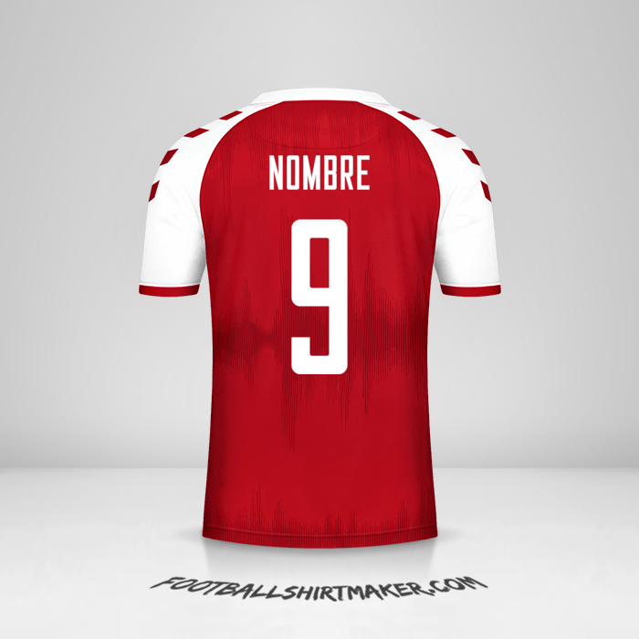Jersey Dinamarca 2021 -  nombre - 9