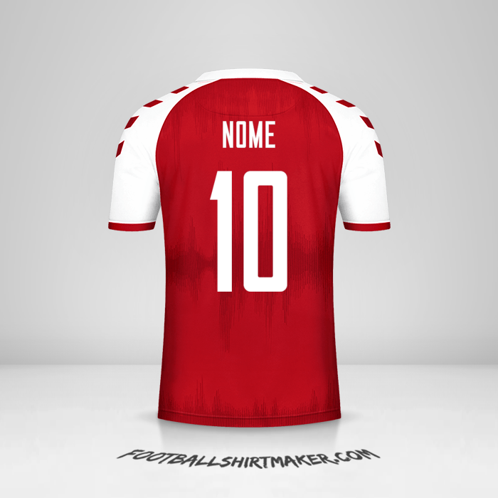 Camisa Dinamarca 2021 -  nome - 10
