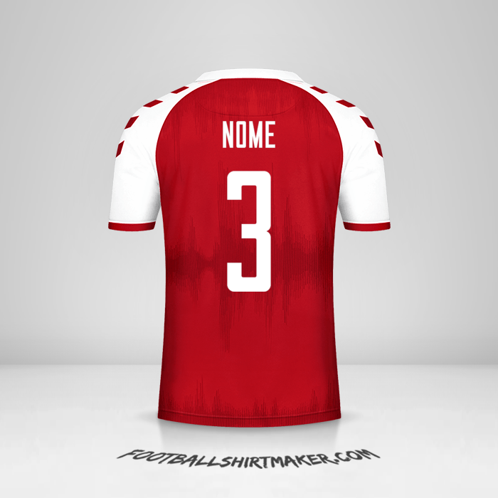 Camisa Dinamarca 2021 -  nome - 3
