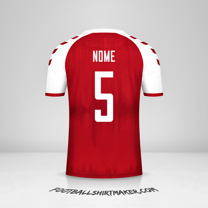 Camisa Dinamarca 2021 -  nome - 5