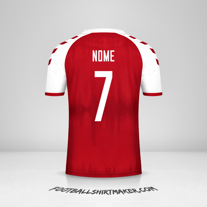 Camisa Dinamarca 2021 -  nome - 7