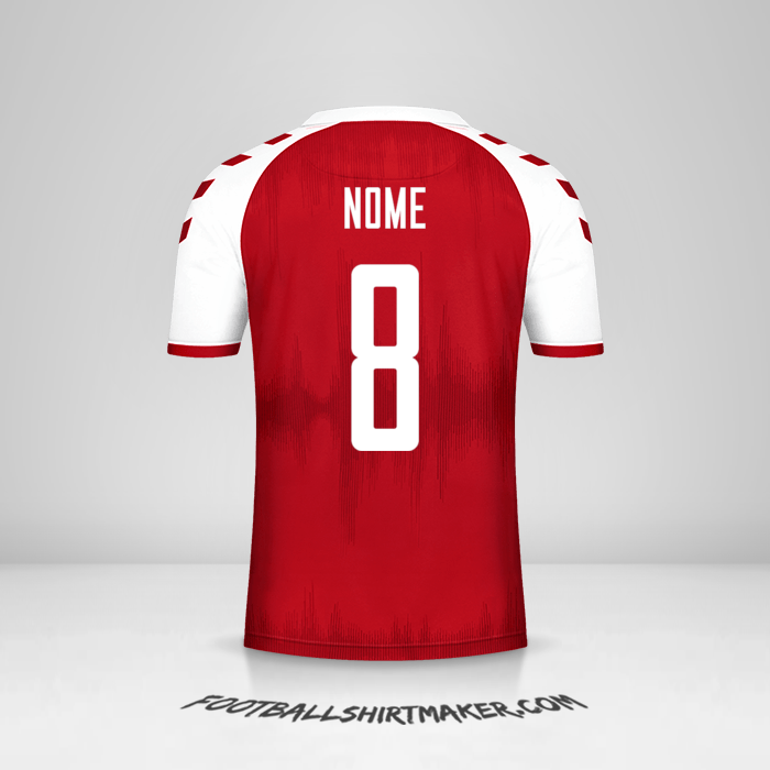 Camisa Dinamarca 2021 -  nome - 8