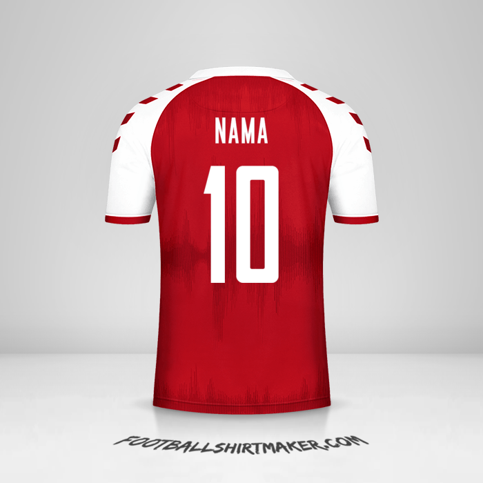 Jersey Denmark 2021 -  nama - 10