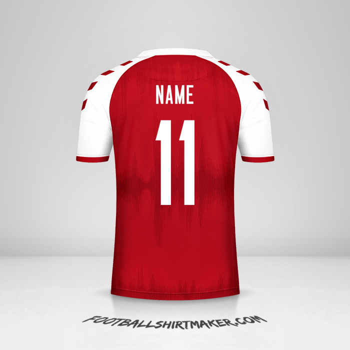 Shirt Denmark 2021 -  name - 11