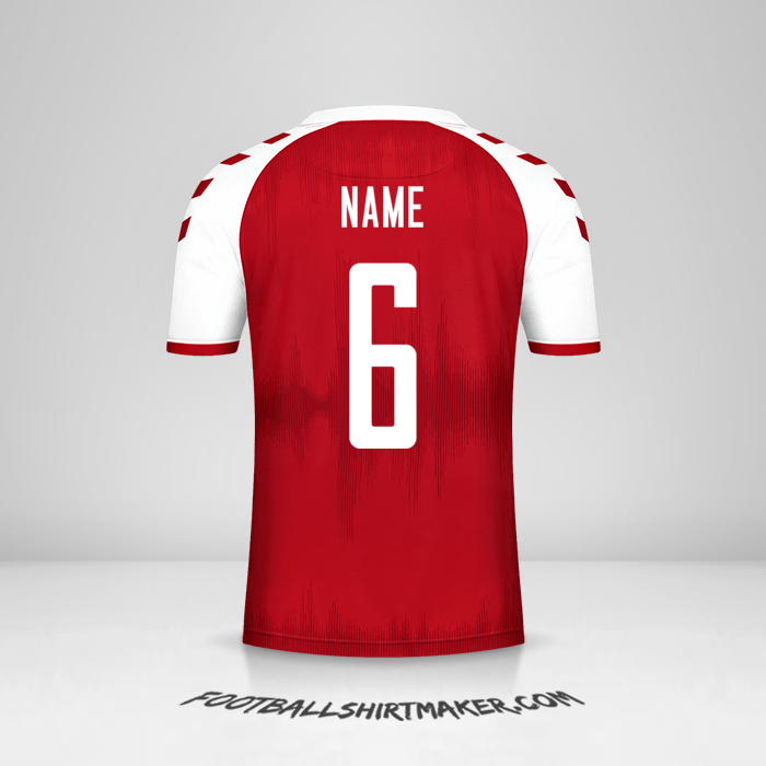 Shirt Denmark 2021 -  name - 6