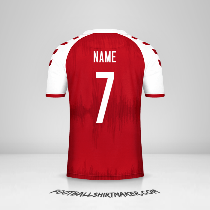 Shirt Denmark 2021 -  name - 7