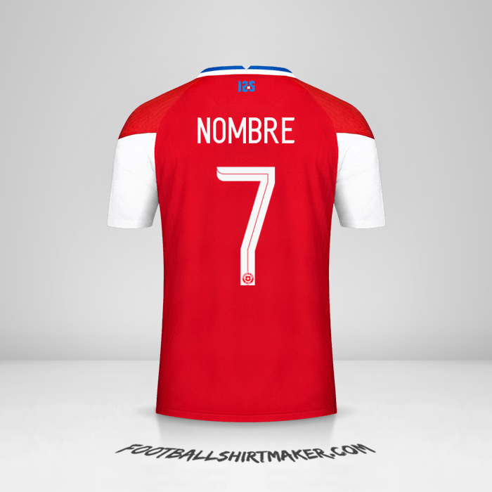 Jersey Chile 2020/2021 -  nombre - 7