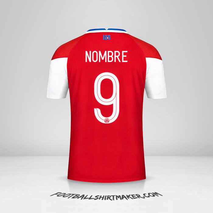 Jersey Chile 2020/2021 -  nombre - 9