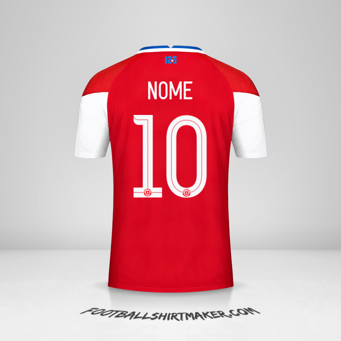 Maglia Cile 2020/2021 -  nome - 10